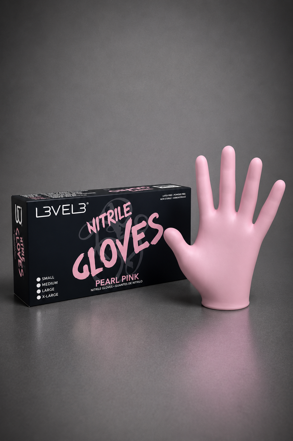 Nitrile Gloves – Pearl Pink Small (100 Count)
