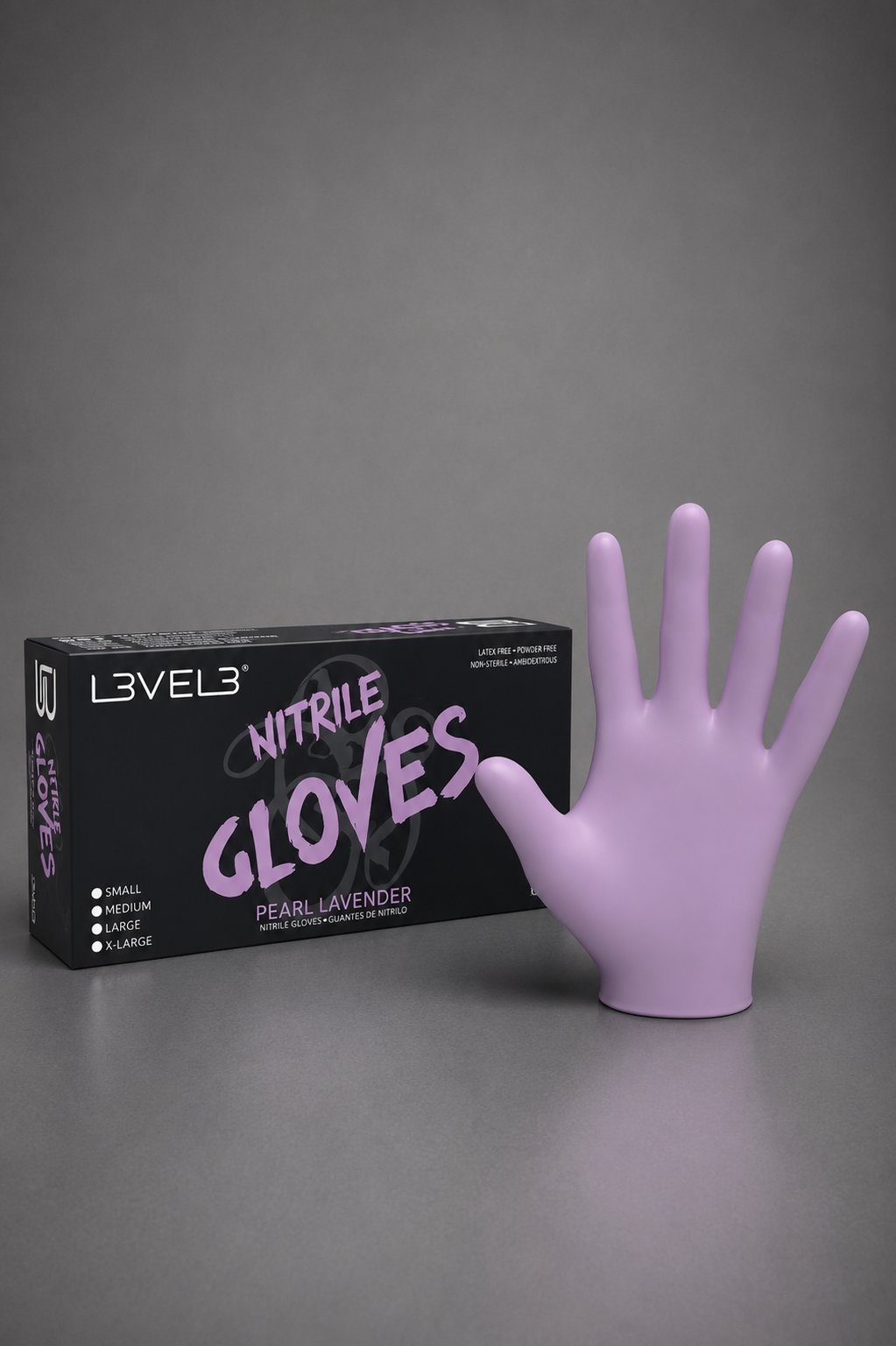 Nitrile Gloves – Pearl Lavender Small (100 Count)