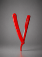 L3VEL3 Straight Razor – Red