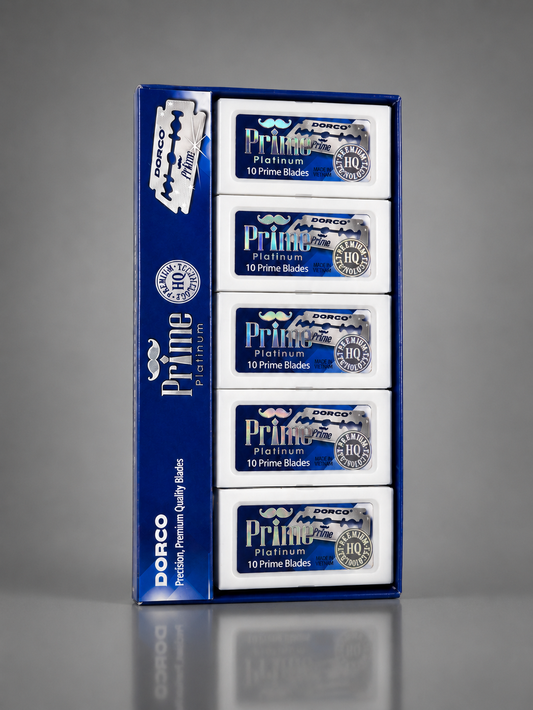 Dorco Prime Platinum Double Edge Razor Blades – 100 Count
