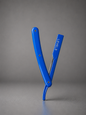 L3VEL3 Straight Razor – Blue