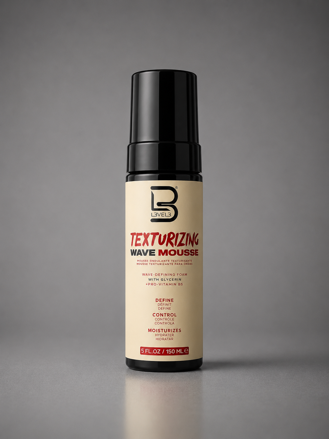 L3VEL3 Texturizing Wave Mousse – 5 fl oz (150 mL)