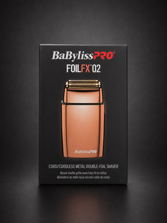 BaBylissPRO FOILFX'02 Cordless Metal Double-Foil Shaver